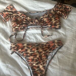 Leopard Print Bikini swimsuit